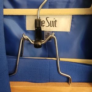 Bold Royal Blue 2-Piece Skirt Suit Set - Size 18